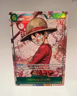 2025 One Piece TCG Carrying On His Will Monkey.D.Luffy Alt Art OP13-118 SEC - NM - Image 1