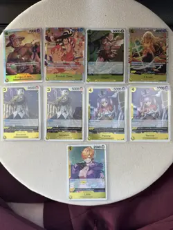 Bandai One Piece Card Game Character Yellow Lot - Image 1