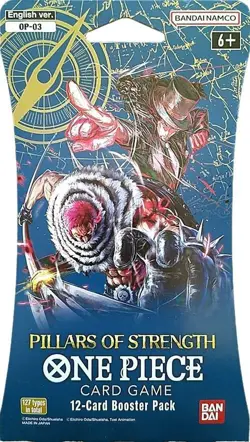 One Piece TCG Pillars Of Strength OP-03 English Sleeved Booster Pack - Image 1