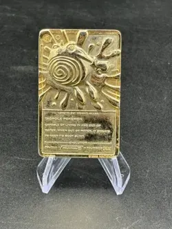1999 Burger King Pokemon Poliwhirl 23K Gold Plated Trading Card Only - Image 2