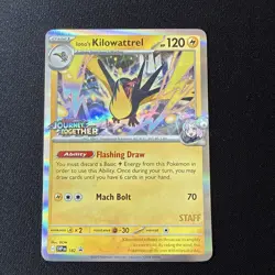 Iono's Kilowattrel - 182 Staff Prerelease - SV: Scarlet & Violet Promo Card NM - Image 1