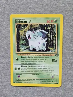 Nidoran 57/64 Pokemon Card Jungle (SPANISH) - Image 1