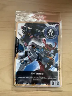 Gundam Card Game EX Base Gundam Base World Tour Pop-up EXBP-003 (ENGLISH) - Image 1