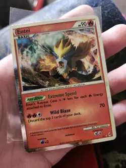 Pokemon TCG English Card Call of Legends Shining Entei SL3 Secret Holo Rare - Image 1