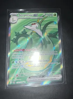 Pokemon TCG Serperior EX Full Art Black Bolt 156/086 Fresh NM English Card - Image 2