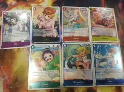 One Piece EB03 (7 Card HOLO Lot): 1 SR 6 R: Koala 042, Yamato 057, Lim 037 - Image 1