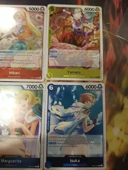 One Piece EB03 (7 Card HOLO Lot): 1 SR 6 R: Koala 042, Yamato 057, Lim 037 - Image 3