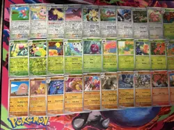 Pokemon Lot 39X Reverse Holo Cards Near Complete 151 English No Duplicates - Image 4