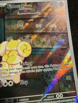 Pokemon TCG Fidough Scarlet & Violet Illustration Rare Card 213/198 - Played - Image 2