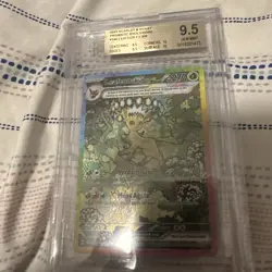 Pokemon TCG Leafeon EX Sir 144/131 Prismatic Evolutions Card Beckett Grade 9.5 - Image 4