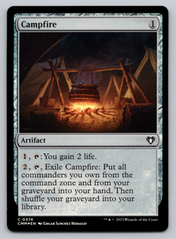 Campfire FOIL - Commander Masters - MTG - Image 1