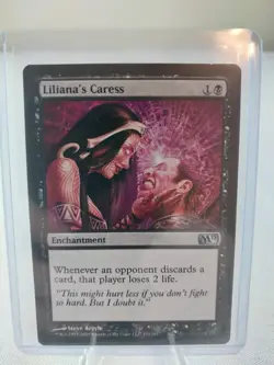 MTG Magic the Gathering Liliana's Caress Magic 2011 #103 NM - Image 1