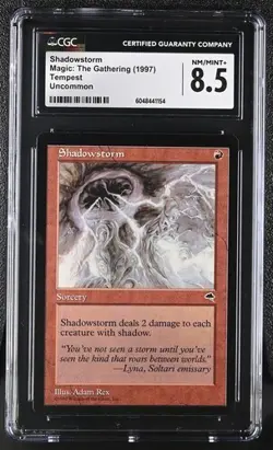 MTG Magic: The Gathering English Shadowstorm 1997 Tempest CGC 8.5 - Image 1