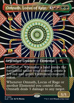 [MTG] Omnath, Locus of Rage (Foil) (Showcase) (1256) (SLD) NM - Image 1