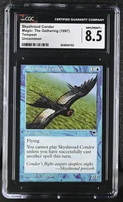 MTG Magic: The Gathering English Skyshroud Condor 1997 Tempest CGC 8.5 - Image 1
