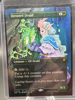Devoted Druid (Borderless) Special Guests Regular Magic The Gathering MTG - Image 2