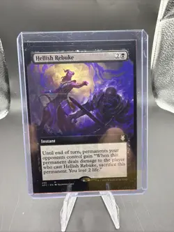 Hellish Rebuke (Extended Art) Adventures in the Forgotten Realms Regular MTG - Image 1