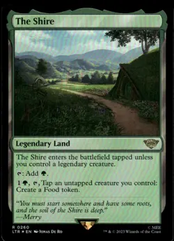 MTG Lord of the Rings FOIL HOLO The Shire R 0260 Magic the Gathering $1 Shipping - Image 1