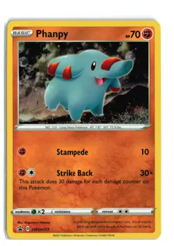 PHANPY SWSH117 COSMOS HOLO PROMO POKEMON TCG NM-LP - Image 1