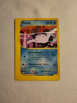 Pokemon 2003 Mantax Skyridge deutsch 77/144 Wizards of the Coast vintage NM-MT - Image 1