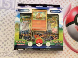 Pokemon TCG: GO Pin Collection Set Of 3 Charmander Bulbasaur Squirtle Sealed New - Image 2