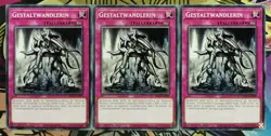 3x Gestaltwandlerin SDSA-DE037 Common 1.Auflage Deutsch PLAYSET NM Yu-Gi-Oh! - Image 1