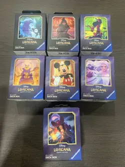 Disney Lorcana Lot Of Sleeves, Starter Decks, And Deck Boxes 4050368981837 - Image 2