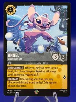 Disney Lorcana Winterspell Angel Experiment 624 Legendary 191/204 Non-Foil NM - Image 1