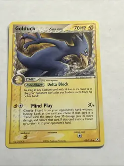 Pokemon: Golduck (Delta Species) #43/110 Holon Phantoms 2006 Non-holo LP/MP - Image 5