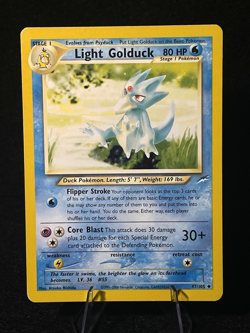 Pokemon TCG Light Golduck 47/105 Neo Destiny Regular Common LP 2005 Wizards - Image 1