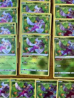 Radiant Tsareena 016/195 Shiny Holo 2022 Pokemon Silver Tempest (LOT of 19) NM/M - Image 2