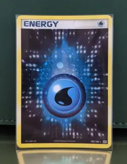 Water Energy 103/106 | EX Emerald | Swirl Holo | English Pokemon | LP - Image 1