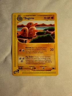 Pokemon 2003 Skyridge Dugtrio common 52/144 NM-MINT Wizards of the Coast retro - Image 1