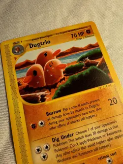 Pokemon 2003 Skyridge Dugtrio common 52/144 NM-MINT Wizards of the Coast retro - Image 2