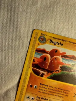 Pokemon 2003 Skyridge Dugtrio common 52/144 NM-MINT Wizards of the Coast retro - Image 4