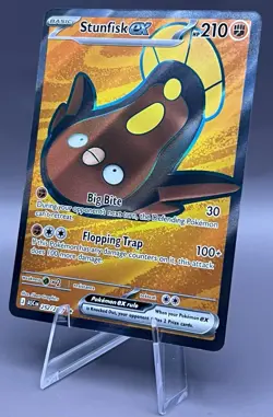252/217 Stunfisk ex - Ascended Heroes - Ultra Rare NM Pokemon - Image 1