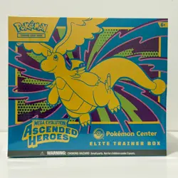 Pokemon TCG Ascended Heroes Pokemon Center Elite Trainer Box ETB **Small Tear** - Image 1
