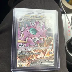 Pokemon TCG Team Rockets Nidoking EX 233/182 Destined Rivals Near Mint Condition - Image 1