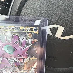 Pokemon TCG Team Rockets Nidoking EX 233/182 Destined Rivals Near Mint Condition - Image 3
