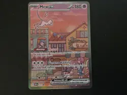 Pokemon Mew EX SVP 053 Black Star Promo Full Art 151 NM - Image 1