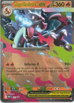 Pokemon: Mega Evolution Promo: Holofoil Mega Charizard X ex (029): LP Condition - Image 1
