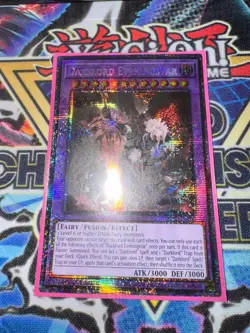 Yu-Gi-Oh! Darklord Eveningstar BPRO-EN036 STARLIGHT RARE NEAR MINT 1st EDITION - Image 1