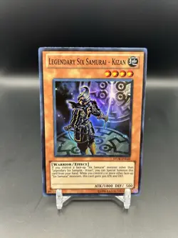 Yu-Gi-Oh! STOR-EN020 Legendary Six Samurai - Kizan (UL) Super Rare, LIGHT PLAY - Image 1