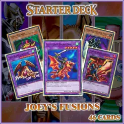 JOEY FUSION STARTER DECK 46 | Thousand Dragon Flame Duelist Kingdom YuGiOh - Image 1