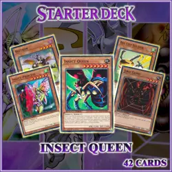 INSECT QUEEN STARTER DECK 42 WEEVIL | Princess Beetron Duelist Kingdom YuGiOh - Image 1