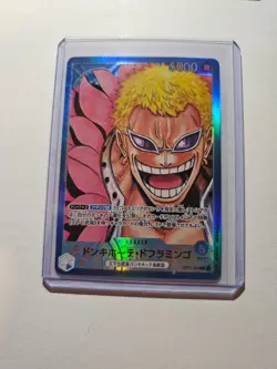 OP01-060 Donquixote Doflamingo (Alt Art) L/JAPANESE ONE PIECE ROMANCE DAWN Card - Image 1