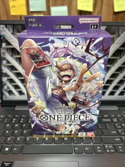 ONE PIECE TCG: GEAR5 STARTER DECK ST21 ENGLISH GEAR 5 - 50 CARD SET - Image 1