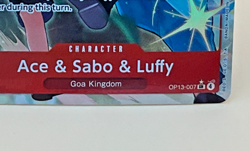 One Piece OP13-007 Ace & Sabo & Luffy SR* (Alternate Art) - Carrying On His Will - Image 2