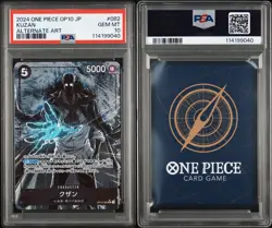 One Piece CCG PSA 10 JPN Kuzan Alternate Art #OP10-082 - Image 3