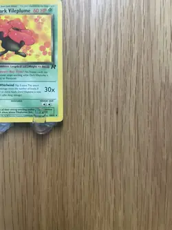 DARK VILEPLUME Pokemon Card - WOTC--Team Rocket 30/82 Non-HOLO - Image 3